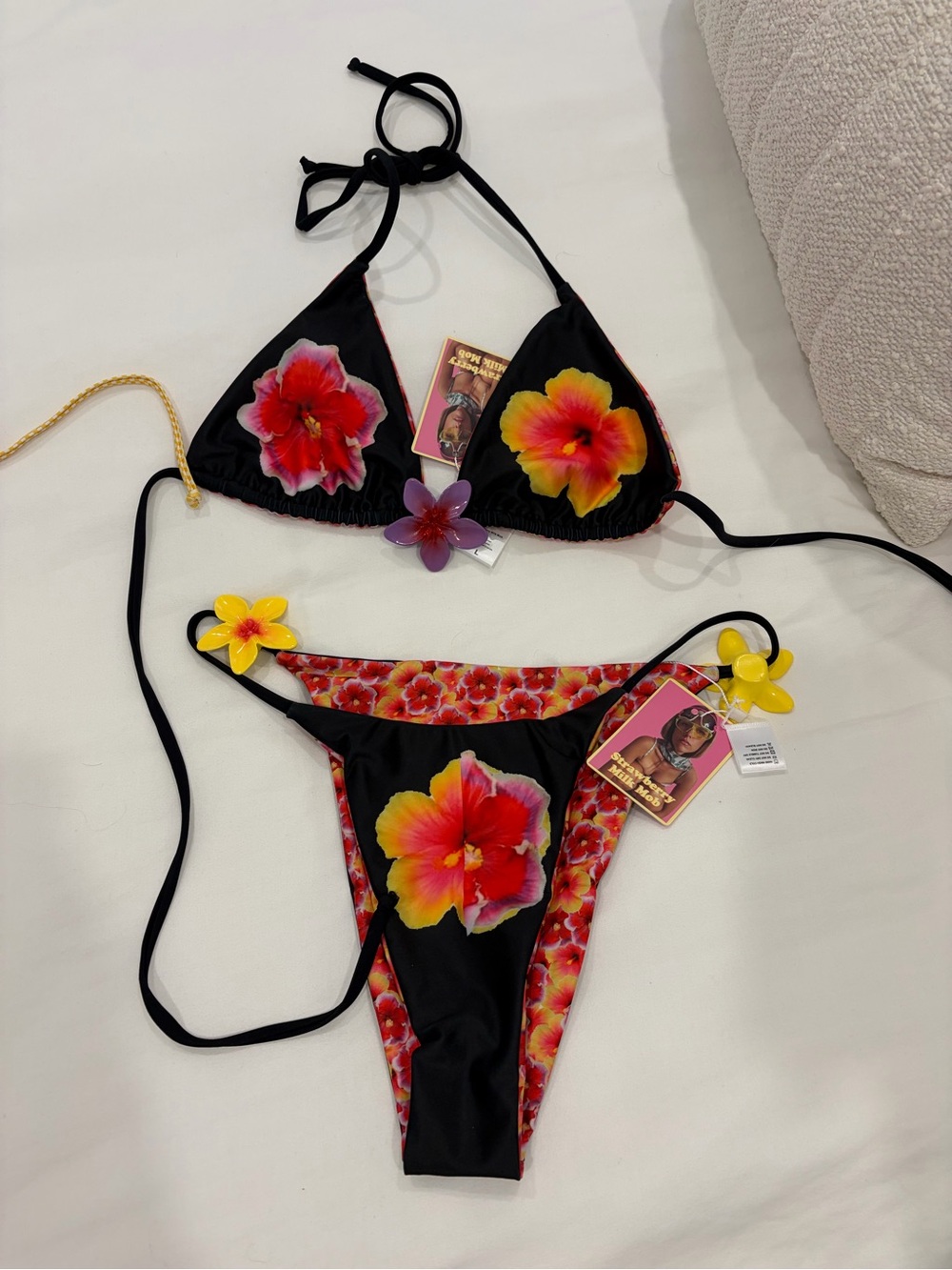 Strawberry Milk Mob bikini - reversible